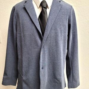 Men's Lululemon Blue Blazer Jacket Snap XL